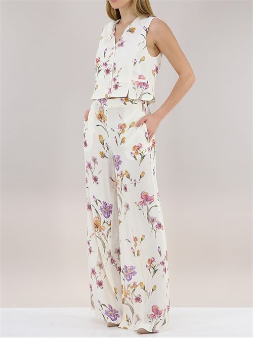 Gilet in crêpe de Chine a fiori TWINSET | TP2777/12329